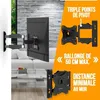 TV Wandhalterung Neigbar Schwenkbar, 19-43 Zoll, Max 45 kg, Produktbild-Vorschau 3