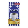 A box of Linde's Kornkaffee with a cup of coffee and wheat stalks. Produktbild-Vorschau