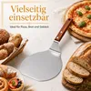 Pizzaschieber Edelstahl 33cm, mit Holzgriff, klappbar, Produktbild-Vorschau 3