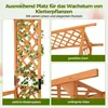 Arche de jardin avec banc intégré - Arche en bois pour Voir les images du produit 6