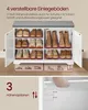 Schuhbank Wandgarderobe Set, Garderobe mit Spiegel, 8 Produktbild-Vorschau 6