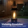 LED Solar Laterne Retro Henkel 12x20cm Kunststoff schwarz Produktbild-Vorschau 6