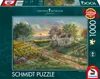Thomas Kinkade Studios: Sonnenblumenfelder (1000 Teile) Produktbild-Vorschau 1