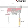 AREBOS 230 V lanový naviják 500 W, nosnost 100-200 kg, Náhled obrázku produktu 8
