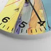 Wanduhr - Rund - Glasuhr - Deadlock Farben dreidimensional Produktbild-Vorschau 5