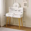 Nowoczesna toaletka z lustrem loft duża kosmetyczna Podgląd zdjęcia produktu 7
