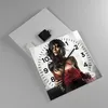 Wanduhr - Quadrat - Glasuhr - Schönheit Körper Kleid Produktbild-Vorschau 2