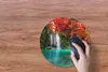 MuchoWow® Mauspad Mousepad Wasserfall - Baum - Rot - Herbst Produktbild-Vorschau 3