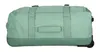 A green duffel bag with wheels is shown from the side against a white background. Náhled obrázku produktu