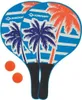 Beachball Schläger Set, Holz Laqué, Schwarzer Produktbild-Vorschau 1