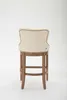 Barhocker HLO-CP26 Echtleder, Antik-hell  creme Produktbild-Vorschau 5