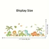 2er Set BRUP Dinosaurier & Blätter Wandsticker – Bunte, Produktbild-Vorschau 2