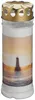 Bolsius Dauerbrenner Nr. 7 Leuchtturm weiß, Höhe 20 cm Produktbild-Vorschau 1