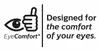 A graphic with an eye icon, a thumbs-up icon, and text promoting eye comfort. Produktbild-Vorschau