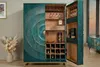 riess-ambiente Barschrank GOLDEN SUNSET 140cm türkis gold Produktbild-Vorschau 19