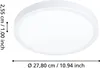 Eglo Plafoniera LED Fueva 6-Z bianco Ø 28 x 3 cm RGB Anteprima dell’immagine prodotto 4