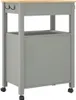 vidaXL Küchenwagen MONZA 60x40x88,5 cm Massivholz Kiefer Produktbild-Vorschau 6