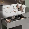 Tavolo da toeletta Livinity Imola Grigio con 4 cassetti, Anteprima dell’immagine prodotto 6