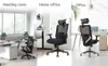 HDeye SM6 Bürostuhl, Ergonomischer Stuhl, Multifunktionales Produktbild-Vorschau 10