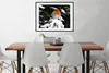 MuchoWow® Gerahmtes Poster Rotkehlchen - Baum - Schnee Produktbild-Vorschau 3