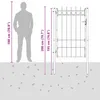 vidaXL Cancello da recinzione HORST 100 x 150 cm in metallo Anteprima dell’immagine prodotto 4