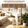 Make-up tafel met LED-verlichting en spiegel, met Productafbeelding-voorbeeld 5