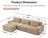 Modułowa sofa Boneless Cloud w kształcie litery L z Podgląd zdjęcia produktu 5