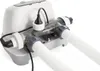 A close-up view of a pool chlorinator device with hoses attached. Produktbild-Vorschau