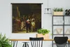 MuchoWow® Wandteppich Wandbehang Die Nachtwache - Rembrandt Produktbild-Vorschau 3
