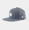 Bavarian Caps Snapback "Edelweiß Flanell" in blau