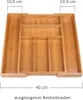 Schramm® Besteckkasten aus Bambus für Schubladen Produktbild-Vorschau 6