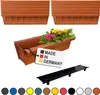 BURI 12 inserts de jardinières pour palettes Euro avec Voir les images du produit 1