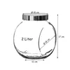 BigDean 2er Set 2 Liter Bonbonglas mit Schraubdeckel - Produktbild-Vorschau 5