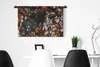MuchoWow® Wandteppich Wandbehang Pferd - Blumen - Halfter Produktbild-Vorschau 4