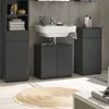 Waschbeckenunterschrank >Spice< in Schwarz matt - Produktbild-Vorschau 2