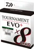 Daiwa Tournament X8 Braid EVO+  Dark Green 135m 0.20 mm Produktbild-Vorschau 1