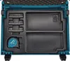 An open tool case with various bits and a tape measure inside. Náhľad obrázku produktu