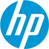 The HP logo is displayed prominently on a blue circular background. Podgląd zdjęcia produktu
