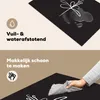 KitchenYeah© Herdabdeckplatte Blumen - Linienkunst - Produktbild-Vorschau 2