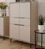 Buffetschrank Auryn - 90x38x140cm - 4 Türen und 2 Produktbild-Vorschau 20