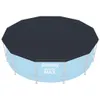 A blue above-ground swimming pool with a black cover. Podgląd zdjęcia produktu