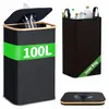 100L Deposito per bottiglie con coperchio, Include 1 borsa Anteprima dell’immagine prodotto 9