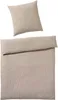 elegante Halbleinen-Bettwäsche-Garnitur Breeze Farbe Sand Produktbild-Vorschau 1