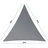 Tenda da sole Toboli triangolo 3,6x3,6x3,6m Protezione Anteprima dell’immagine prodotto 3