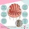 Love Gifts® Hängesessel Kissen in Muschelform 2 Stück + 1 Produktbild-Vorschau 4