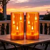 Da by 2 Stück 3-Kern LED-Stabkerzen, Transparente Orange Produktbild-Vorschau 5