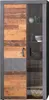 trendteam Wohnen Vitrine Indy Graphit Grau Matera-Old Wood Produktbild-Vorschau 1