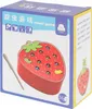 Drewniana Truskawka Gra Złap Robaczka Wędka Podgląd zdjęcia produktu 9