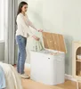 SONGMICS Koš na prádlo s víkem, 3 přihrádky, 170 litrů, Náhled obrázku produktu 1
