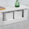 SoBuy® Naścienny uchwyt na rolkę papieru toaletowego, półka Podgląd zdjęcia produktu 5